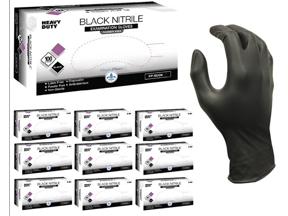 Royalty Premier 4,5 or 6 Mil 1000pc Nitrile Gloves