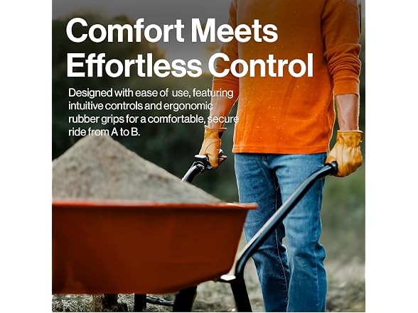 SuperHandy GUO087 Cordless Electric Wheelbarrow
