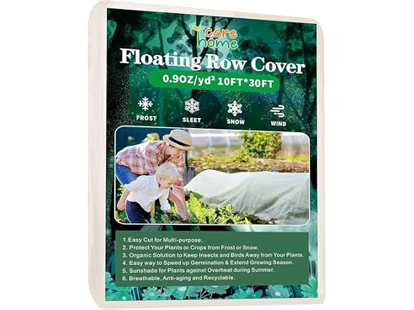 Cotika 10 x 30 Ft Plant Covers Freeze