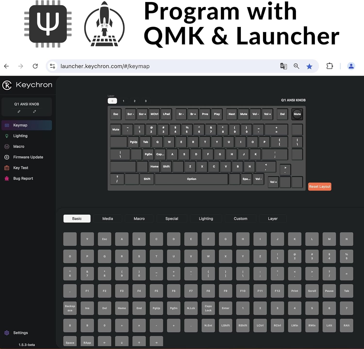 Keychron Q1 RGB Wired Mechanical Keyboard with Knob - Gallery 14