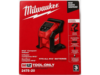 $74.99, Was $139, 46% Off! Milwaukee 2475-20 M12 Lithium-Ion Compact Inflator dealfomo