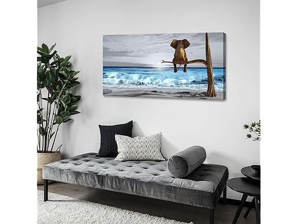 VAGAOA Elephant Wall Art