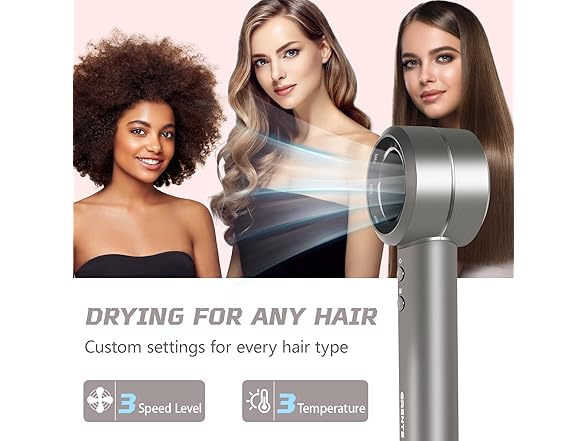 Grey 110,000 RPM Hair Dryer
