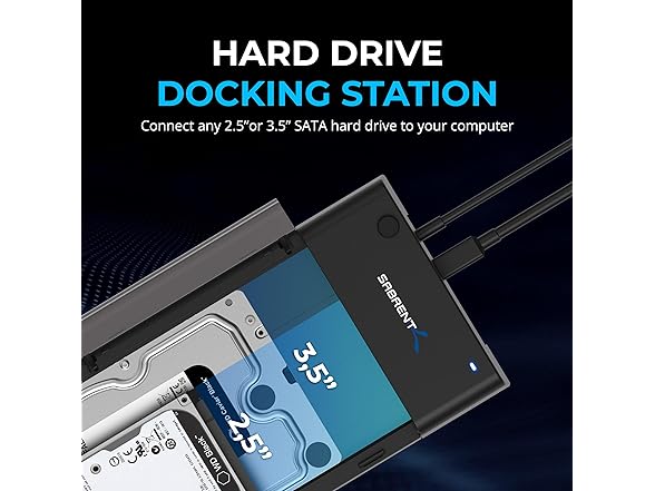 USB 3.0 to SATA Lay-Flat Docking Station