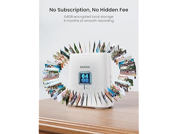 (4 Cam Kit) GAIEXCE Security Camera Kit