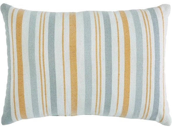 Indigo Ink Throw Pillow White Denim Coll