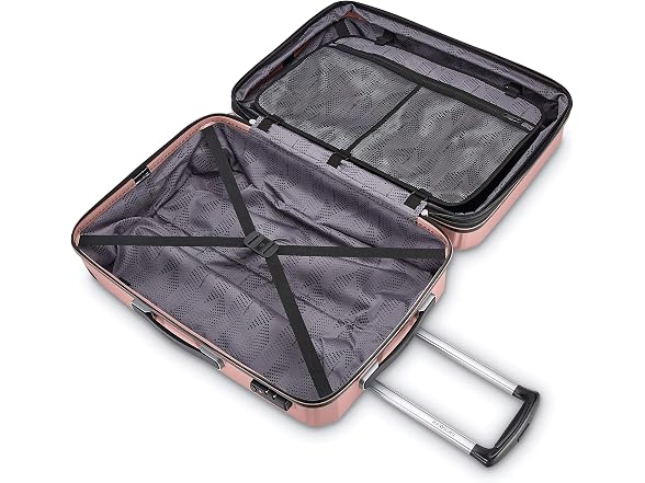Samsonite Winfield 3 DLX Hardside Luggage 25-Inch, Rose