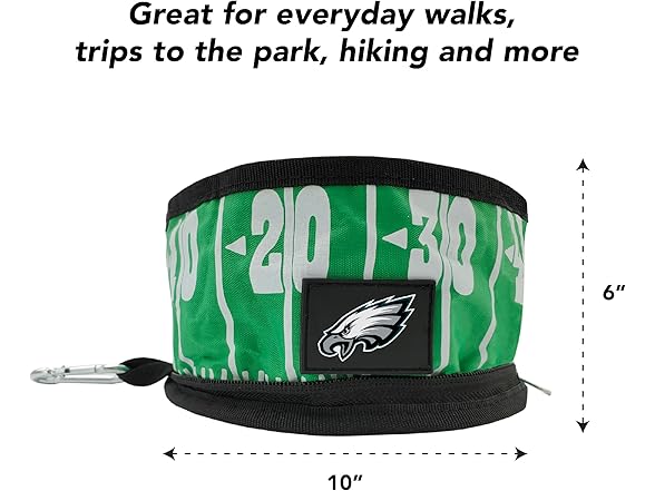 EAGLES Collapsible Pet Bowl