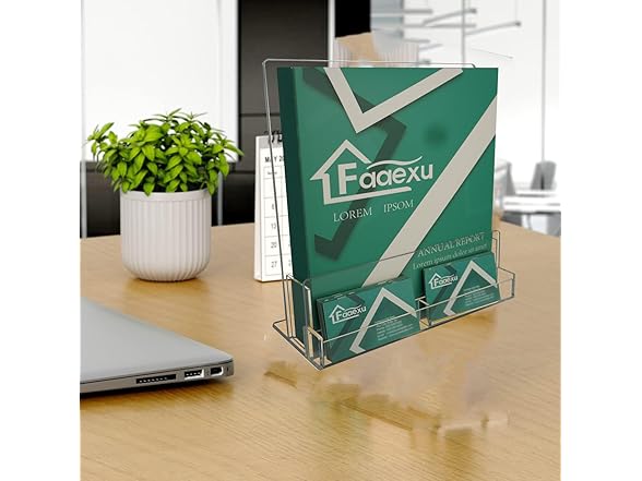 Faaexu 2Pack Acrylic Brochure Holder
