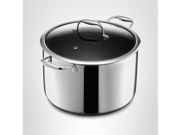 Hexclad 10QT Hybrid Stock Pot with Lid