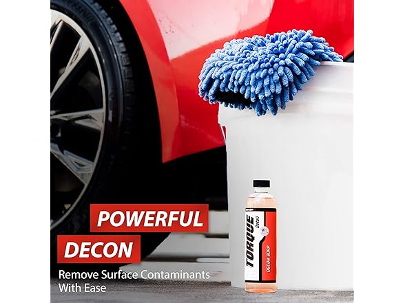 Decontamination Soap 8oz + Wash Mitt