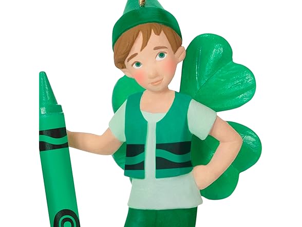 Hallmark Crayola Shamrock Fairy Ornament