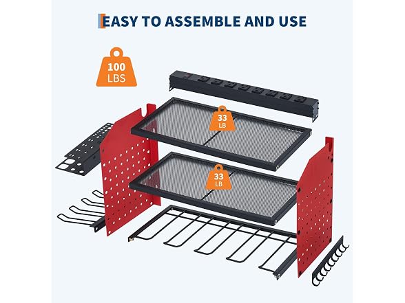Takywep Heavy Duty Power Tool Organizer