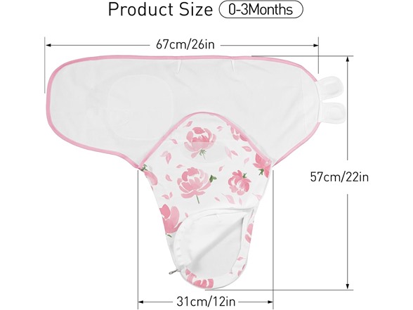 3 Pack Baby Swaddles
