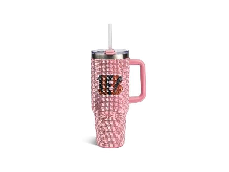 BENGALS Pink Bling Tumbler (46oz)