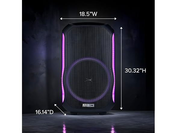 Altec Lansing - Soundrover 210 Bluetooth Speaker with Lights