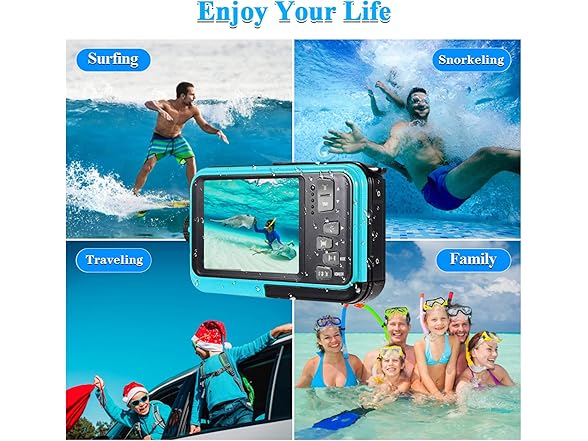 Kaisoon Tech Waterproof Camera Underwater