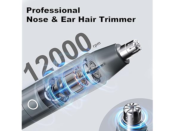 Rechargeable Ear and Nose Hair Trimmer