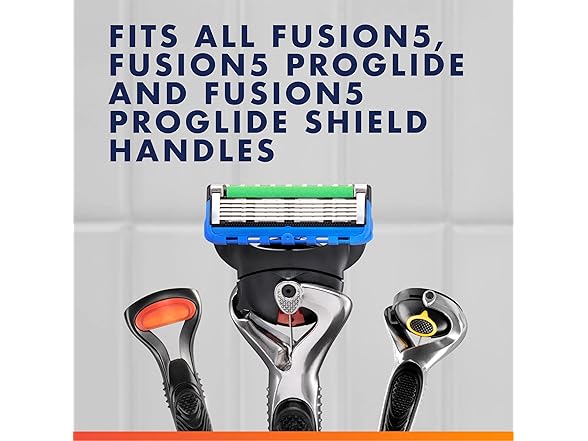 Gillette Fusion5 ProGlide Razor Refills for Men, 5 Count