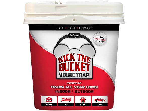 Kick The Bucket Mouse Trap