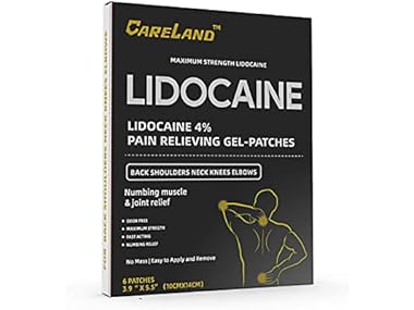 $3.99, Was $6.8106, 41% Off! Careland Lidocaine Patches 6ct dealfomo