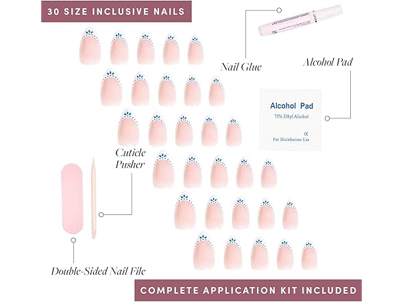 Glamnetic Press On Nails - Santorini