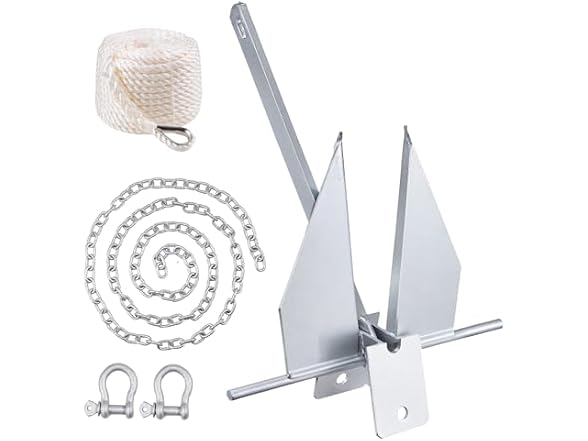 Fluke Style Anchor Kit, 8.5 LBS Hot-Dipped