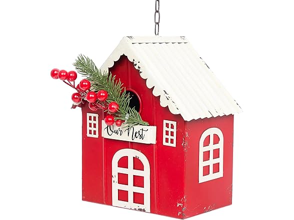Alpine Corporation Hanging Barn Birdhouse