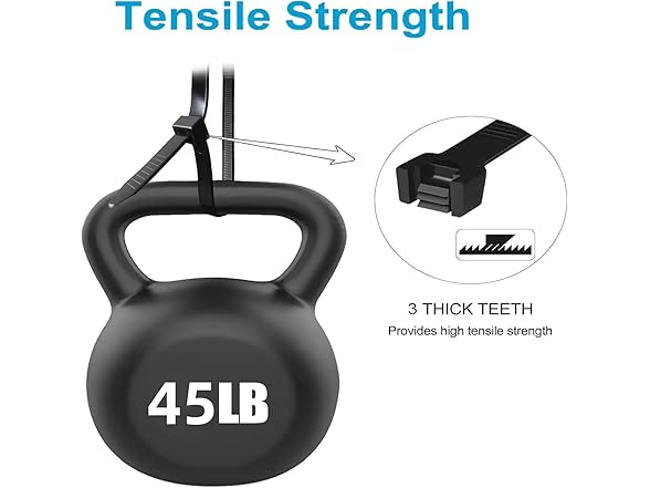 Cable Ties 8" Black 1000pk