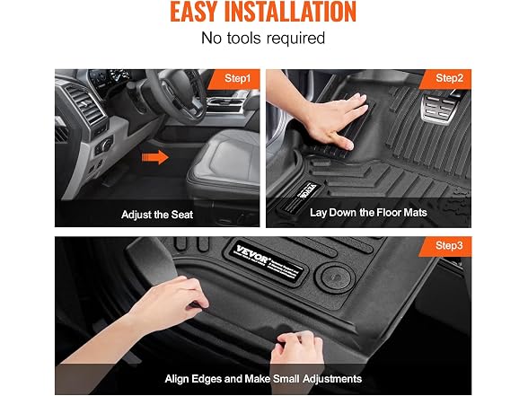 Automotive Floor Mats, Fits for Ford F250 F350