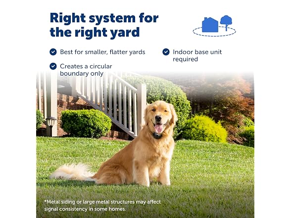 PetSafe Stay & Play Compact Wireless Dog Fence, Up to 3/4 Acre