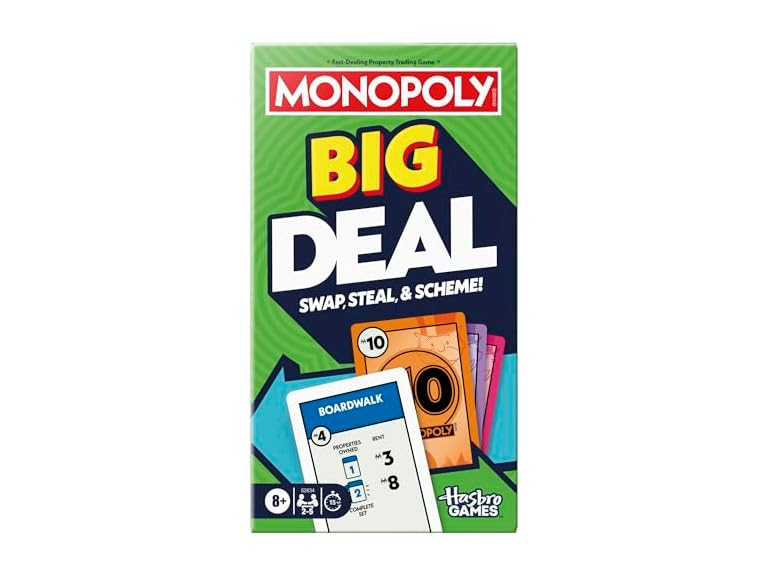 Monopoly Deal Card Game Oversized Giant Fun Adults