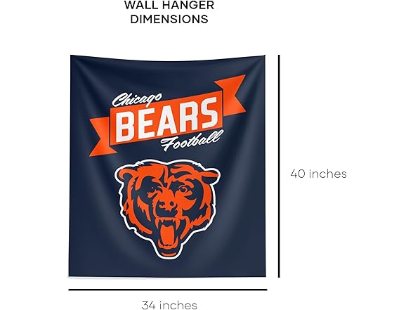 Bears Wall Hanging Tapestry 34x40