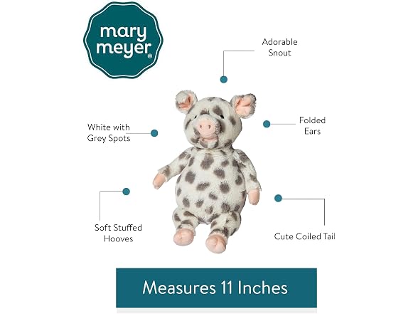 Mary Meyer Stuffed Animal 11-Inches, Pepper Pig