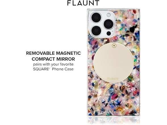 FLAUNT MagSafe Compact Makeup Mirror with Slim