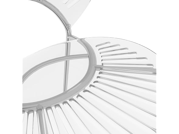 LeisureMod OC20CL2 Opulent Dining Chair Clear