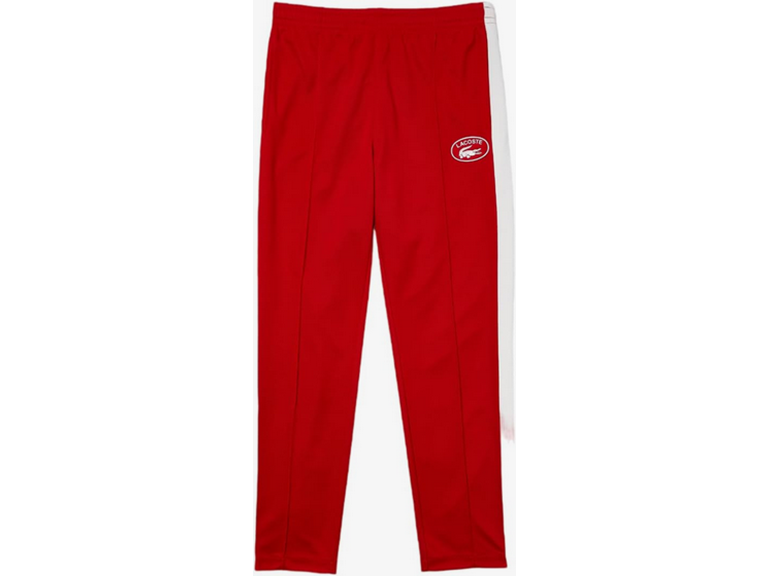 Lacoste Men's Core Collection Regular Fit Track Pants, Red, Large