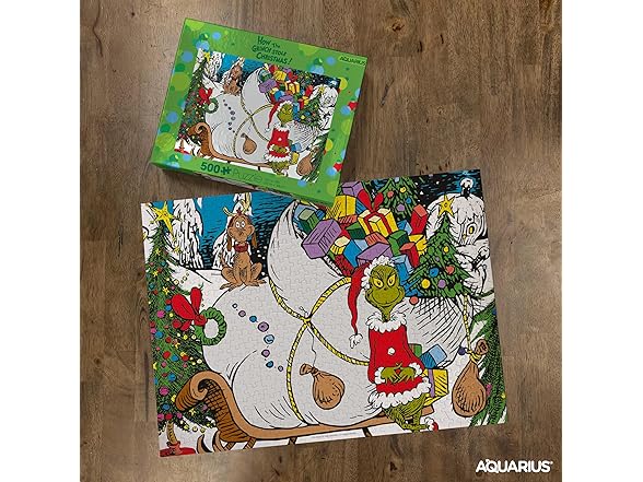 AQUARIUS Grinch Puzzle (500 Piece Jigsaw Puzzle)
