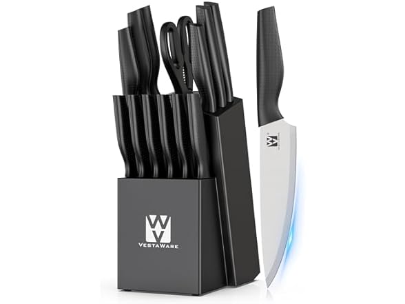 Vestaware 14 Pcs Kitchen Knife Set
