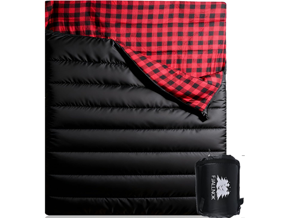 FJALLNOK Flannel Queen Size Sleeping Bag