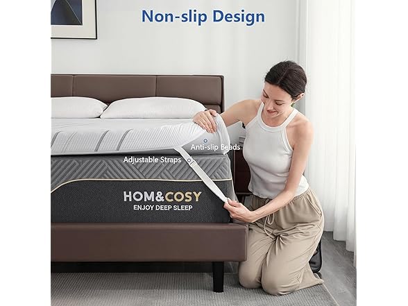 WEUP Firm Mattress Topper 4 Inch King Size