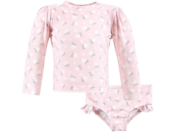 Hudson Baby Unisex Swim Rashguard Set
