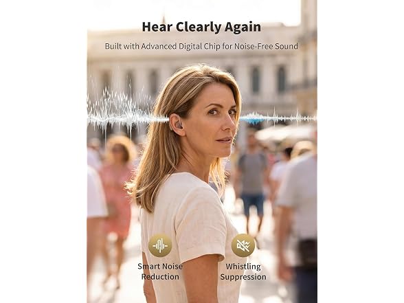 VUIWX OTC Hearing Aids Rechargeable