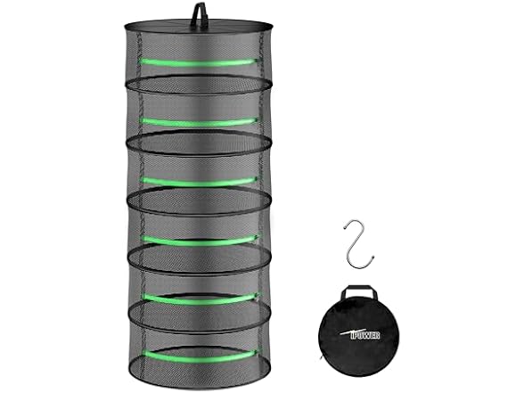 iPower 2ft 6-Layer Foldable Herb Mesh Dry Rack