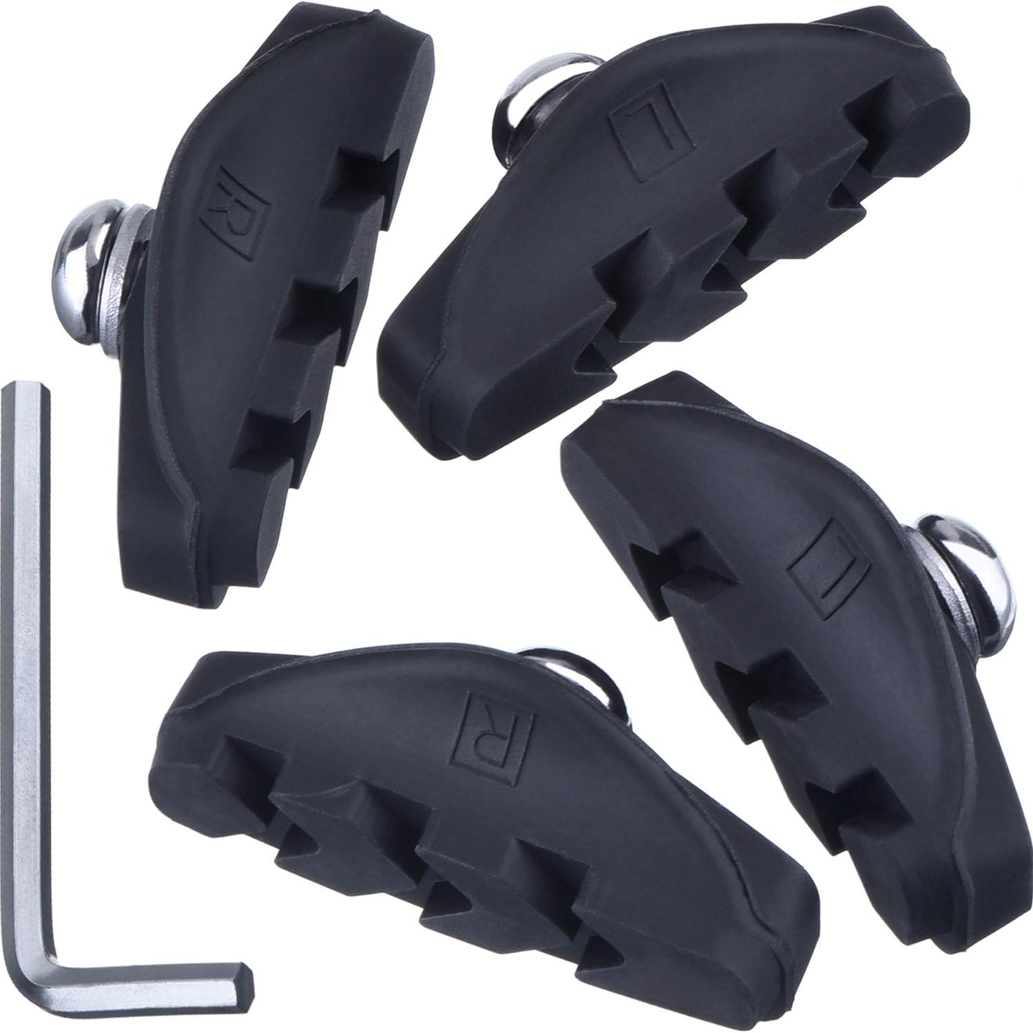 4 Pairs Road Bike Brake Pads 50mm - Gallery 3