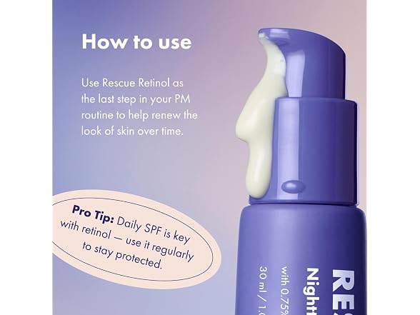 Rescue Retinol Nighttime Renewing Cream