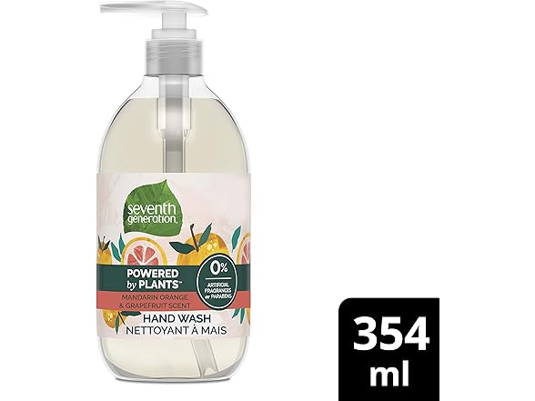 Seventh Generation Citrus Wash 12oz