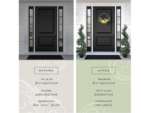 16 Inch Artificial Spring Wreath with Buttercup Bloom