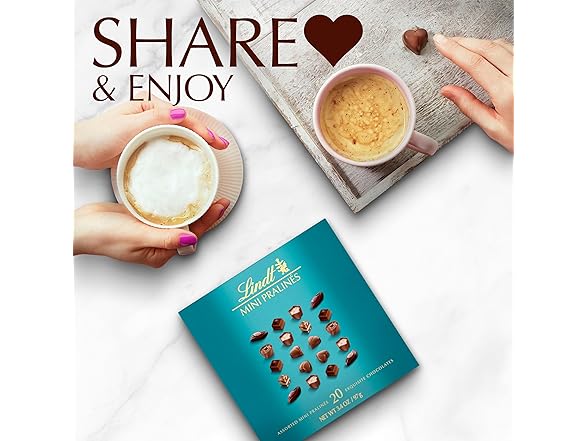 Lindt Mini Pralines Assorted Box 3.4oz