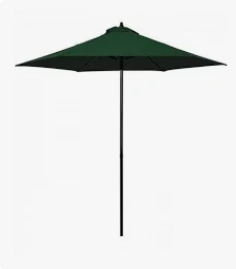 Astella 7.5' Steel Blue Push-button Tilt Patio Umbrella - Gallery 16